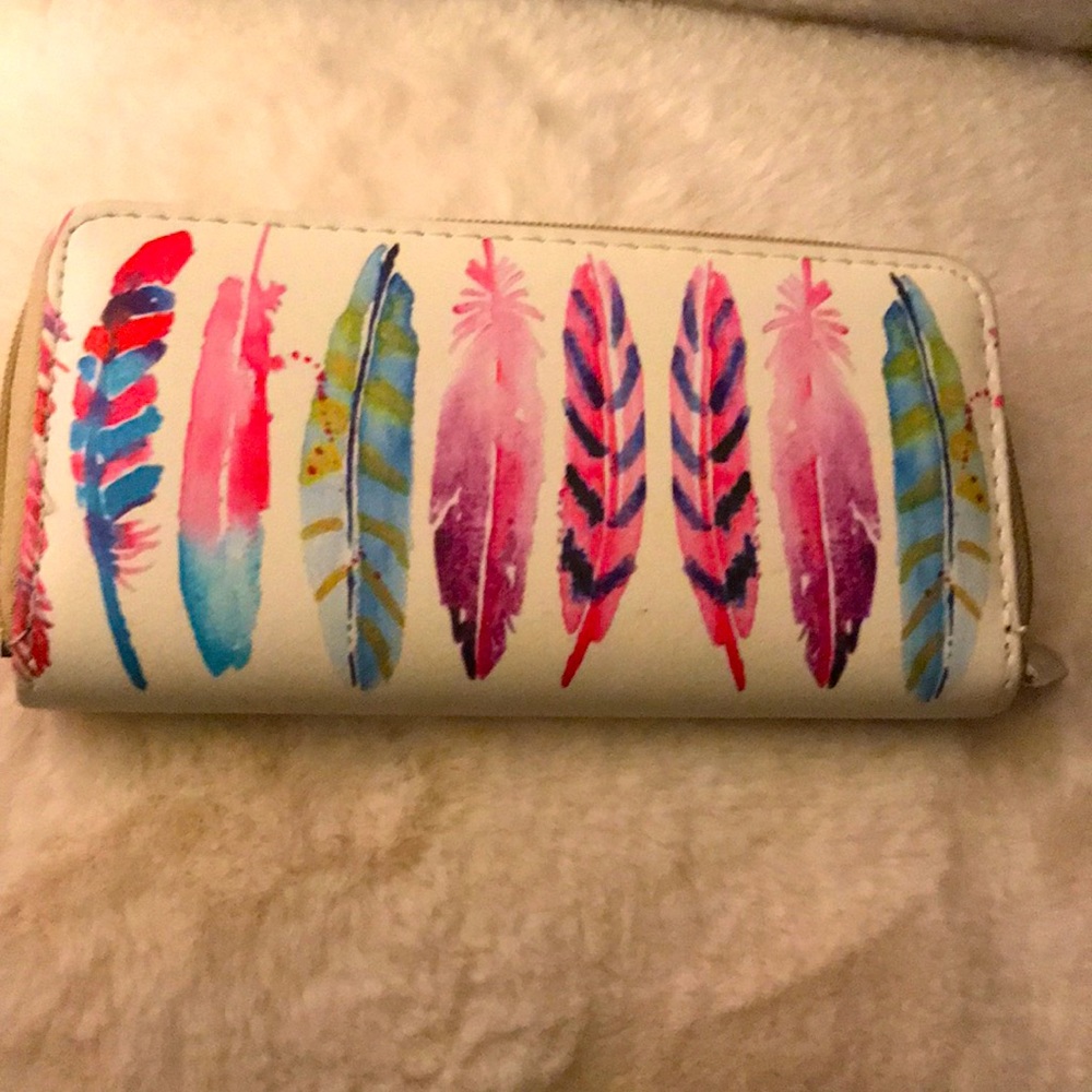 (Feather Pattern, Wallet - image 2